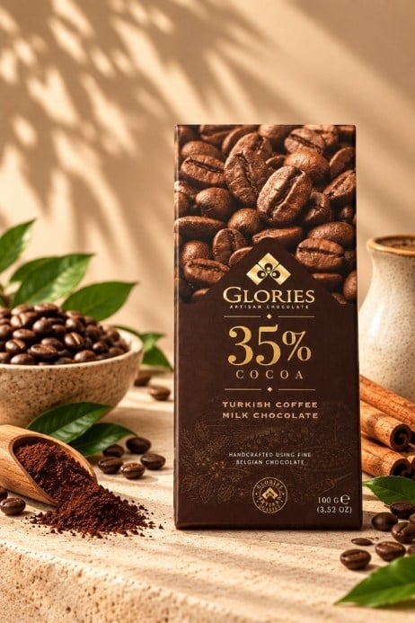 Türk Kahveli Sütlü Çikolata 100g