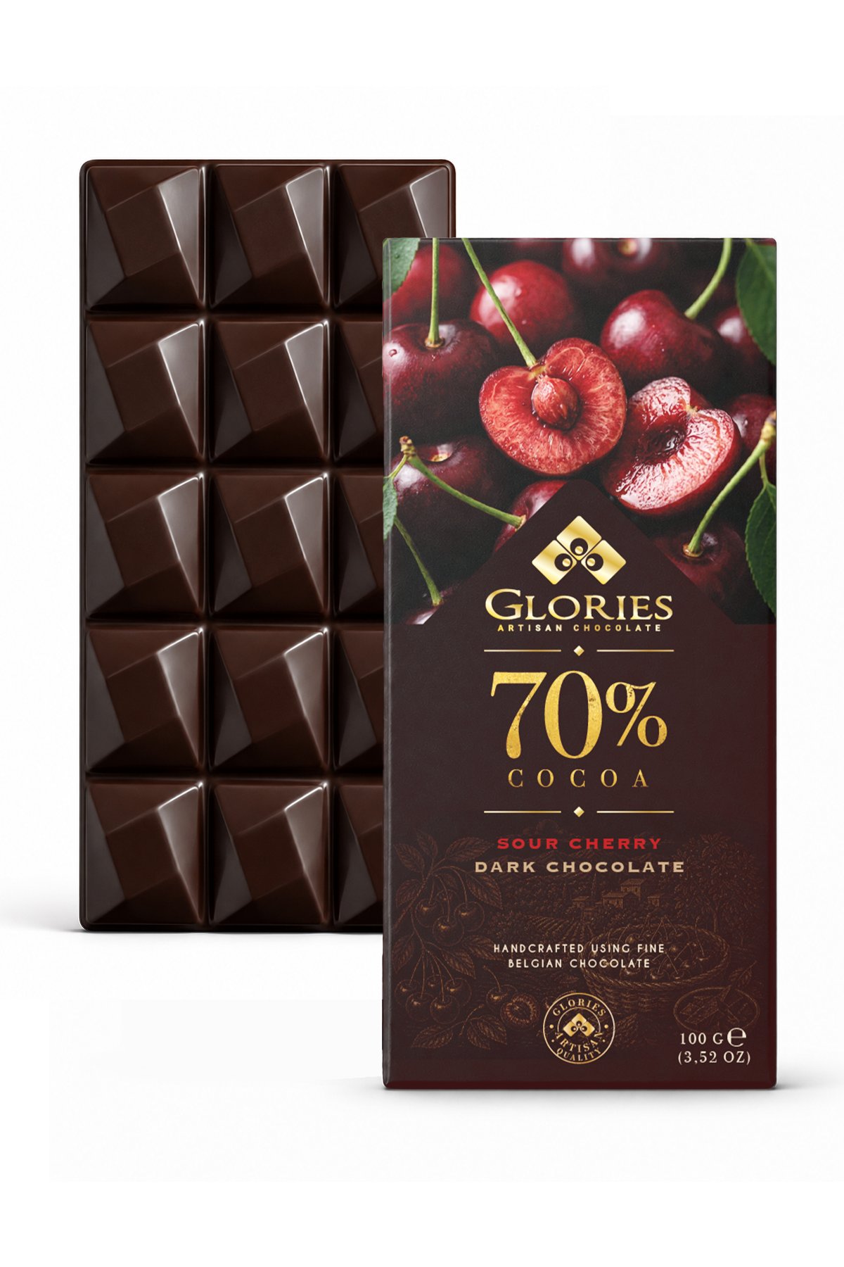Vişneli %70 Bitter Çikolata  100 g