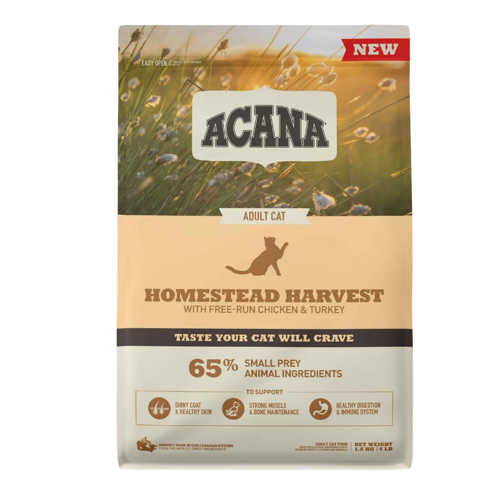Acana Homestead Harvest Tavuklu ve Hindili Yetişkin Kedi Maması 1,8 kg