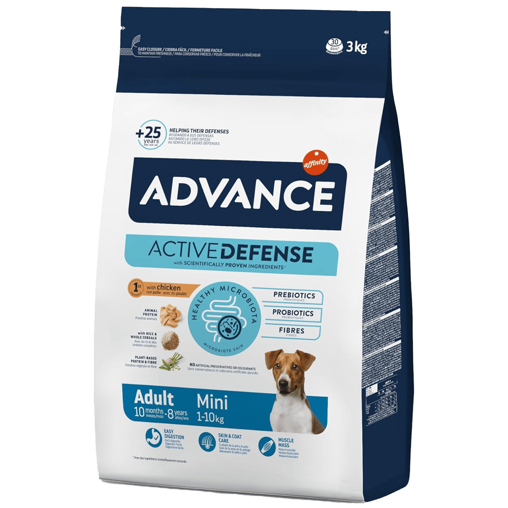 Advance Mini Adult Tavuklu ve Pirinçli Küçük Irk Yetişkin Köpek Maması 3 Kg