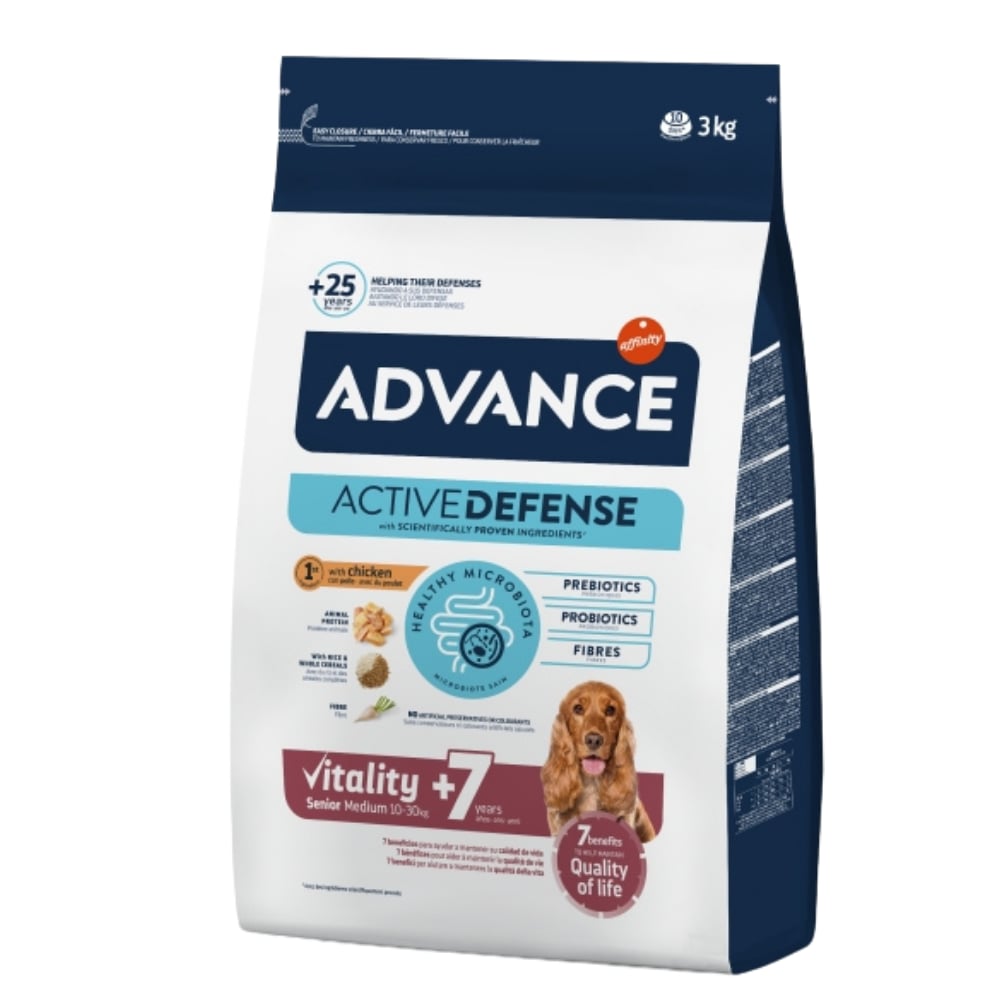 Advance Senior Medium Tavuklu Orta Irk Yaşlı Köpek Maması 3 KG
