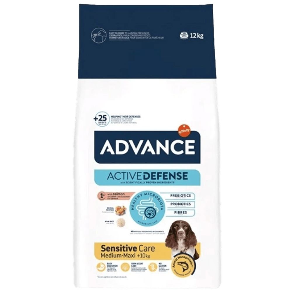 Advance Sensitive Care Somonlu Orta ve Büyük Irk Yetişkin Köpek Maması 12kg