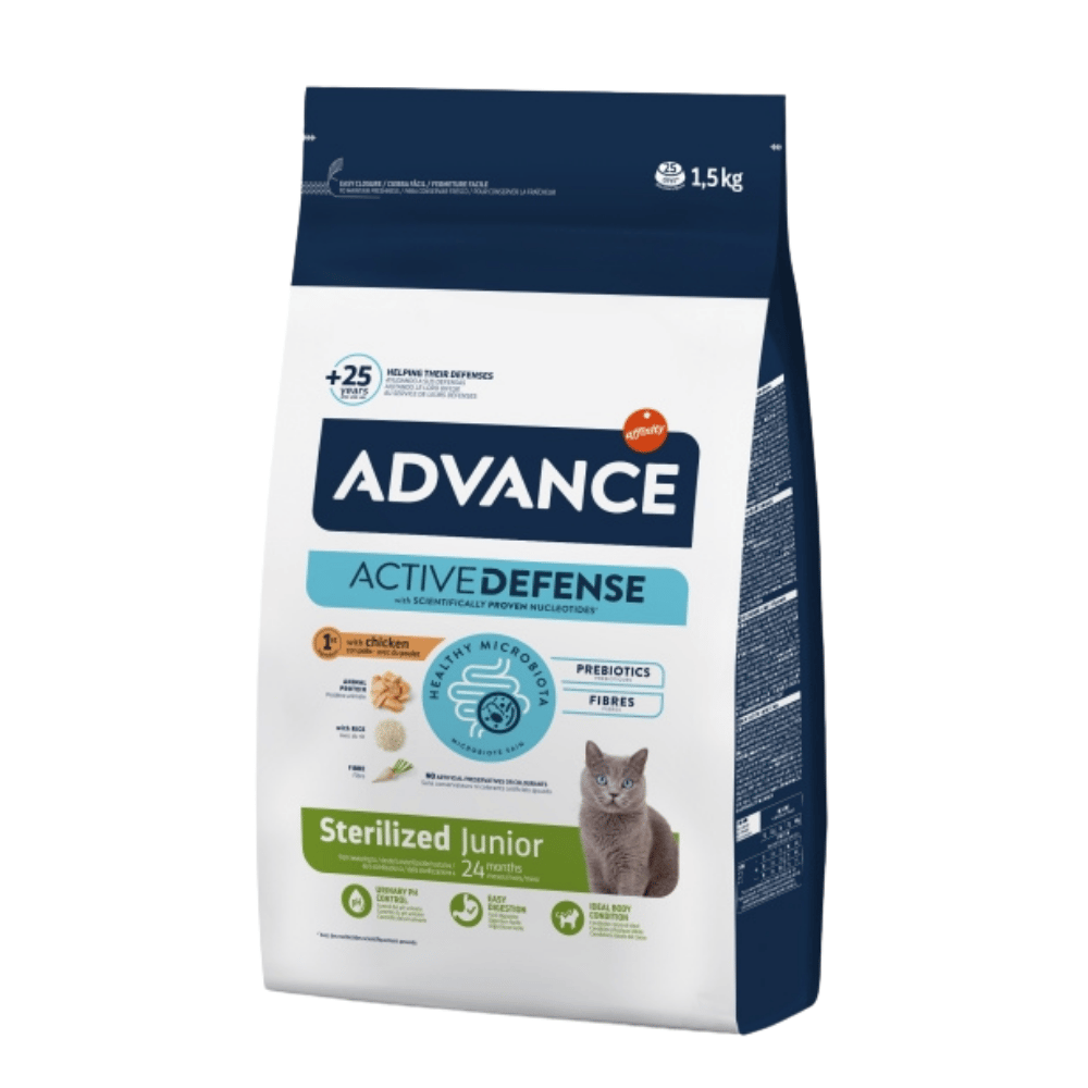 Advance Young Tavuklu ve Pirinçli Kısırlaştırılmış Yavru Kedi Maması 1,5kg