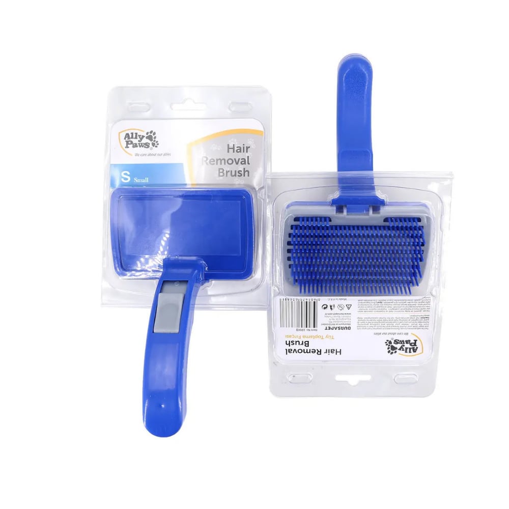 Ally Paws Otomatik Basmalı Kedi ve Köpekler için Tüy Toplayıcı Tarak Large