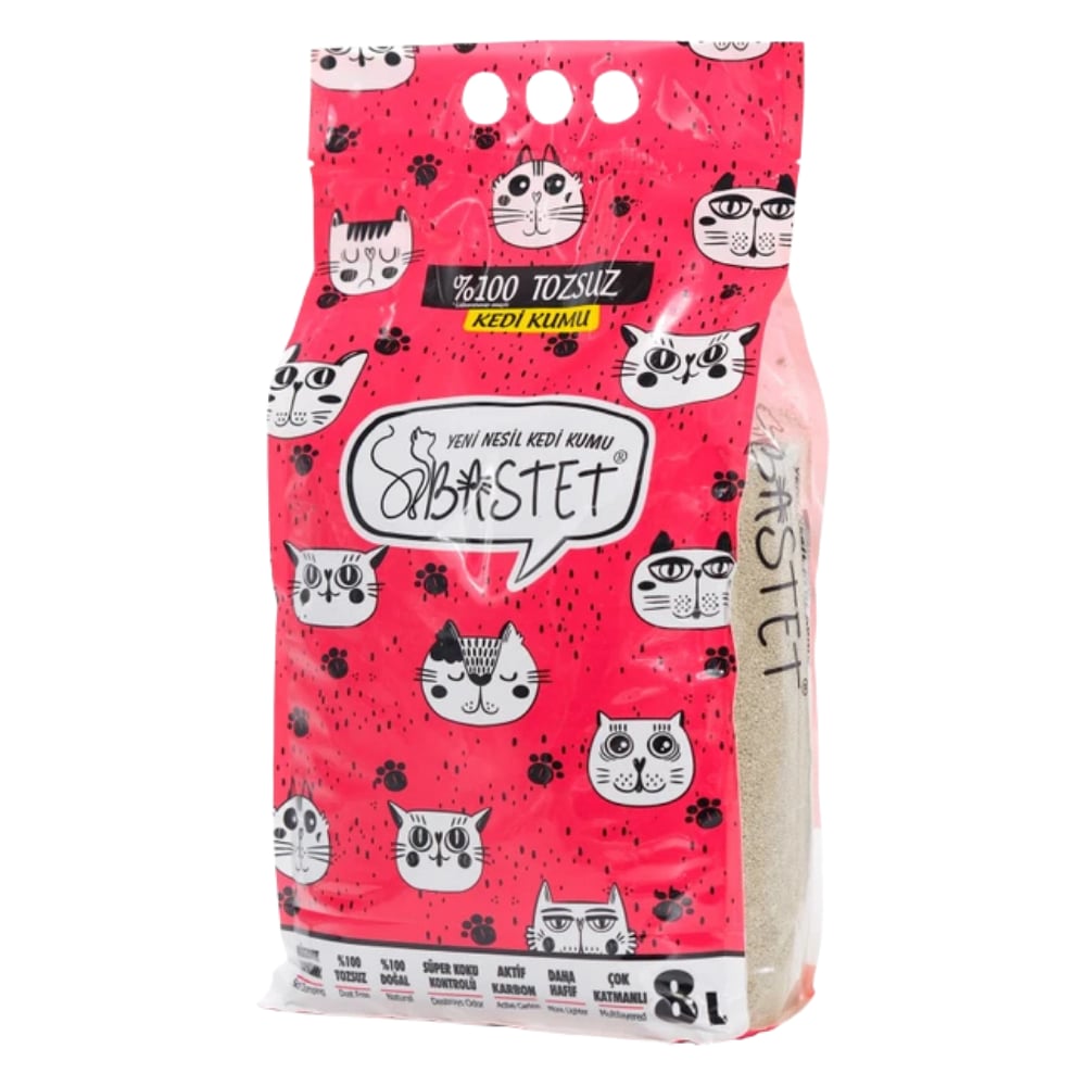 Bastet Premium Doğal 8 lt Kedi Kumu