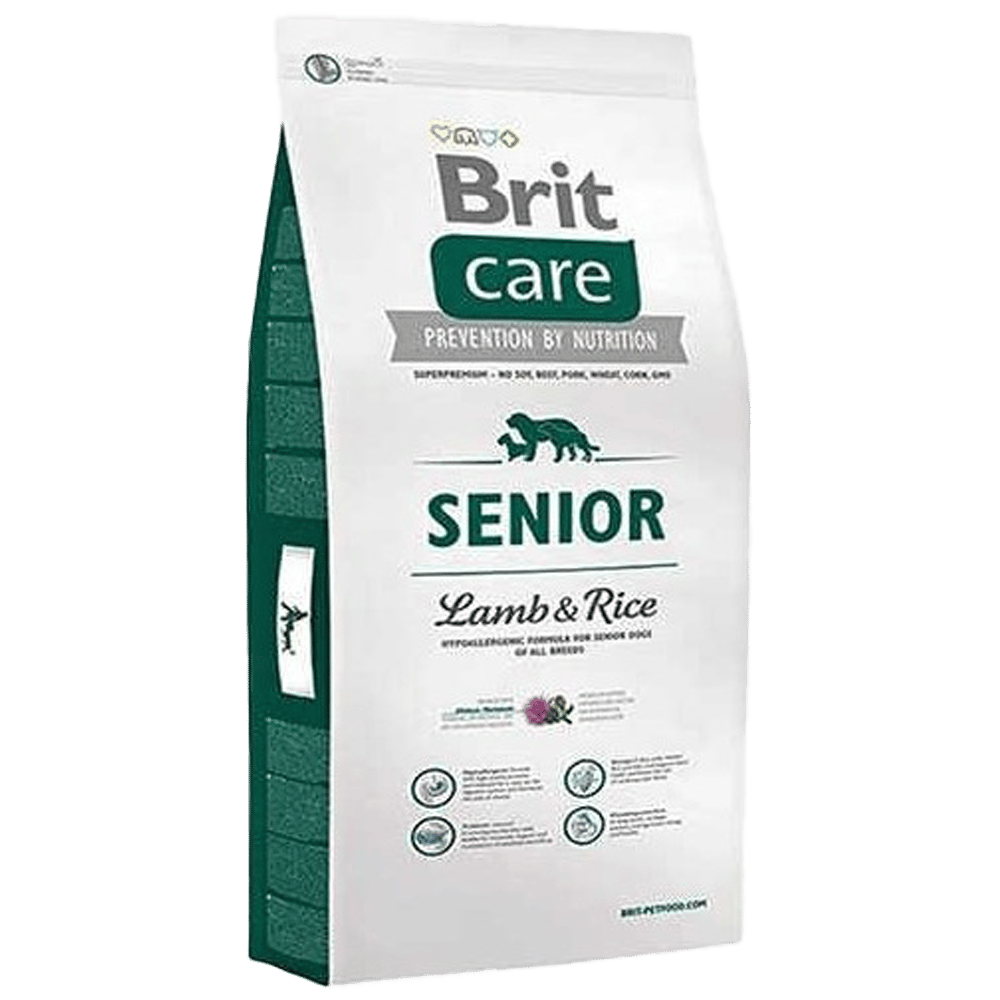 Brit Care Hipoalerjenik Kuzulu ve Pirinçli Tüm Irklar İçin Yaşlı Köpek Maması 3kg