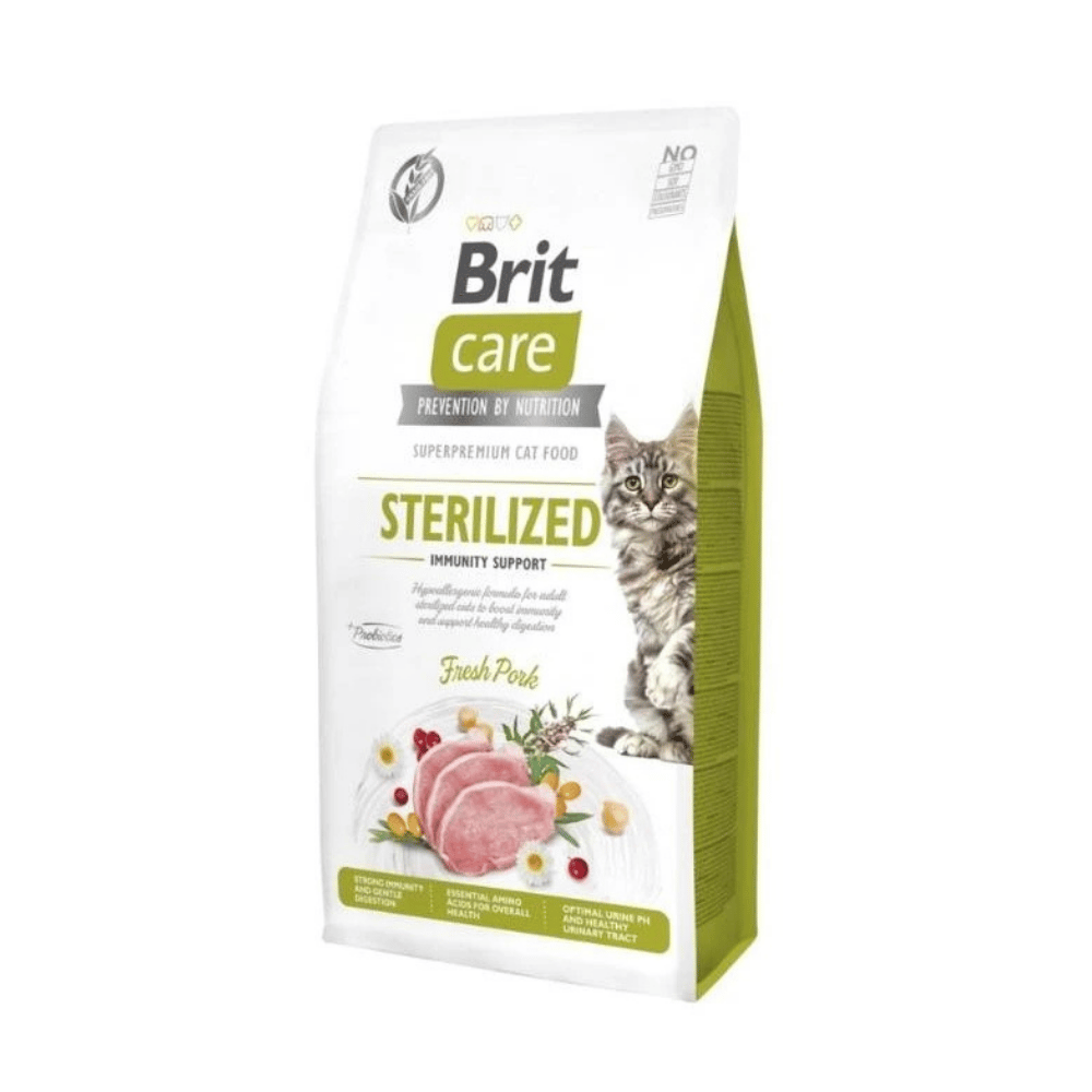 Brit Care Immunity Support Domuz Etli Kısırlaştırılmış Kedi Maması 7 kg