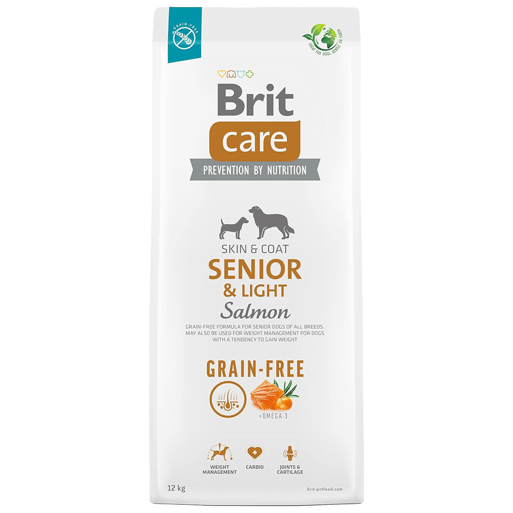 Brit Care Skin&Coat Somonlu Tahılsız Yaşlı Köpek Maması 12kg