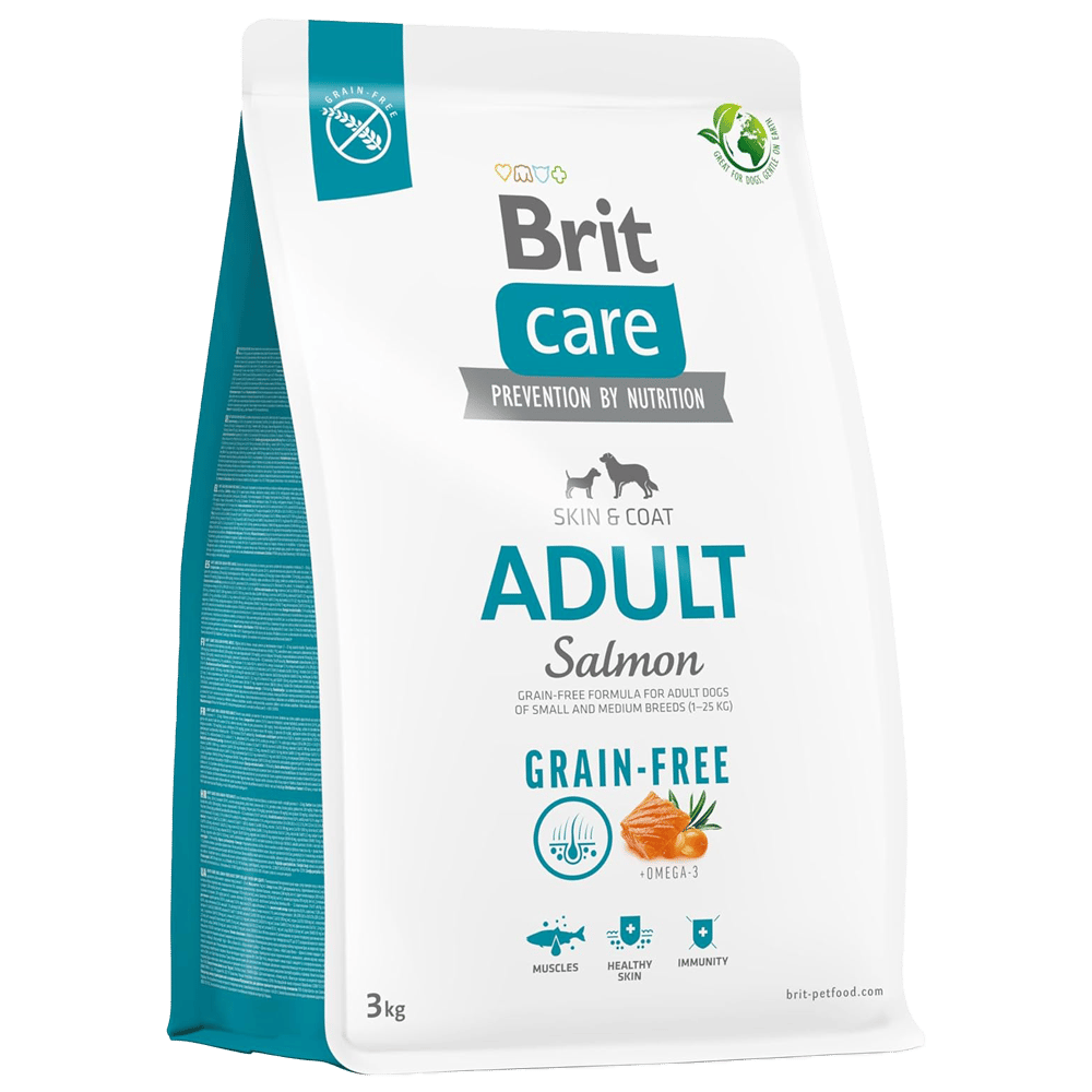 Brit Care Tüm Irklar için Somonlu Yetişkin Tahılsız Köpek Maması 3kg
