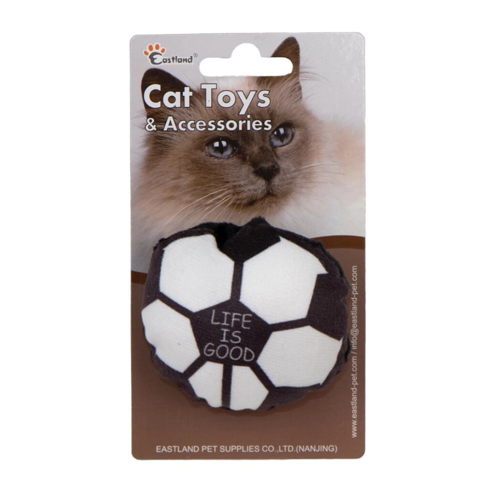 Eastland Sesli Peluş Top Kedi Oyuncağı 7cm