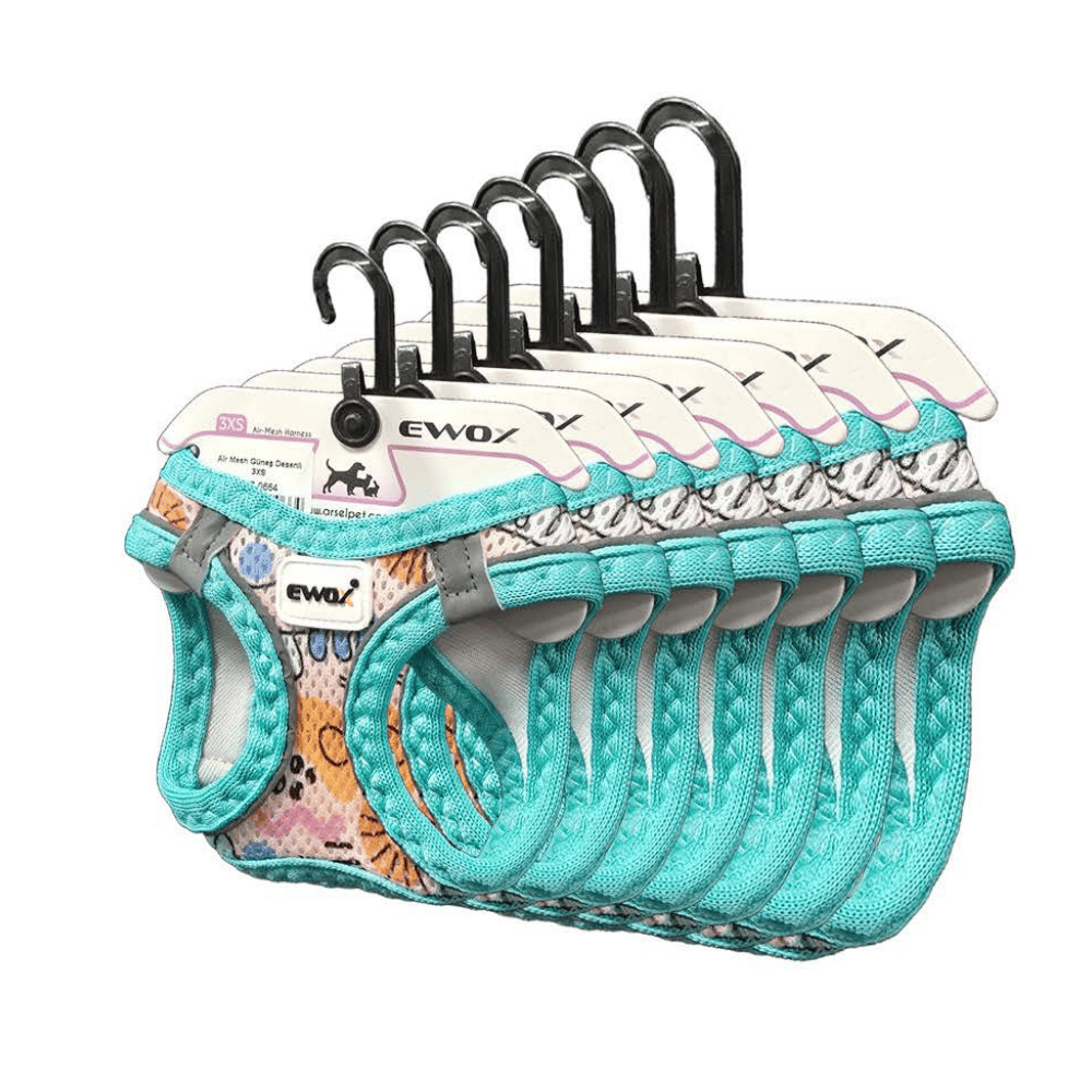 Ewox Air Mesh Güneş Desenli Göğüs Tasması 3XS