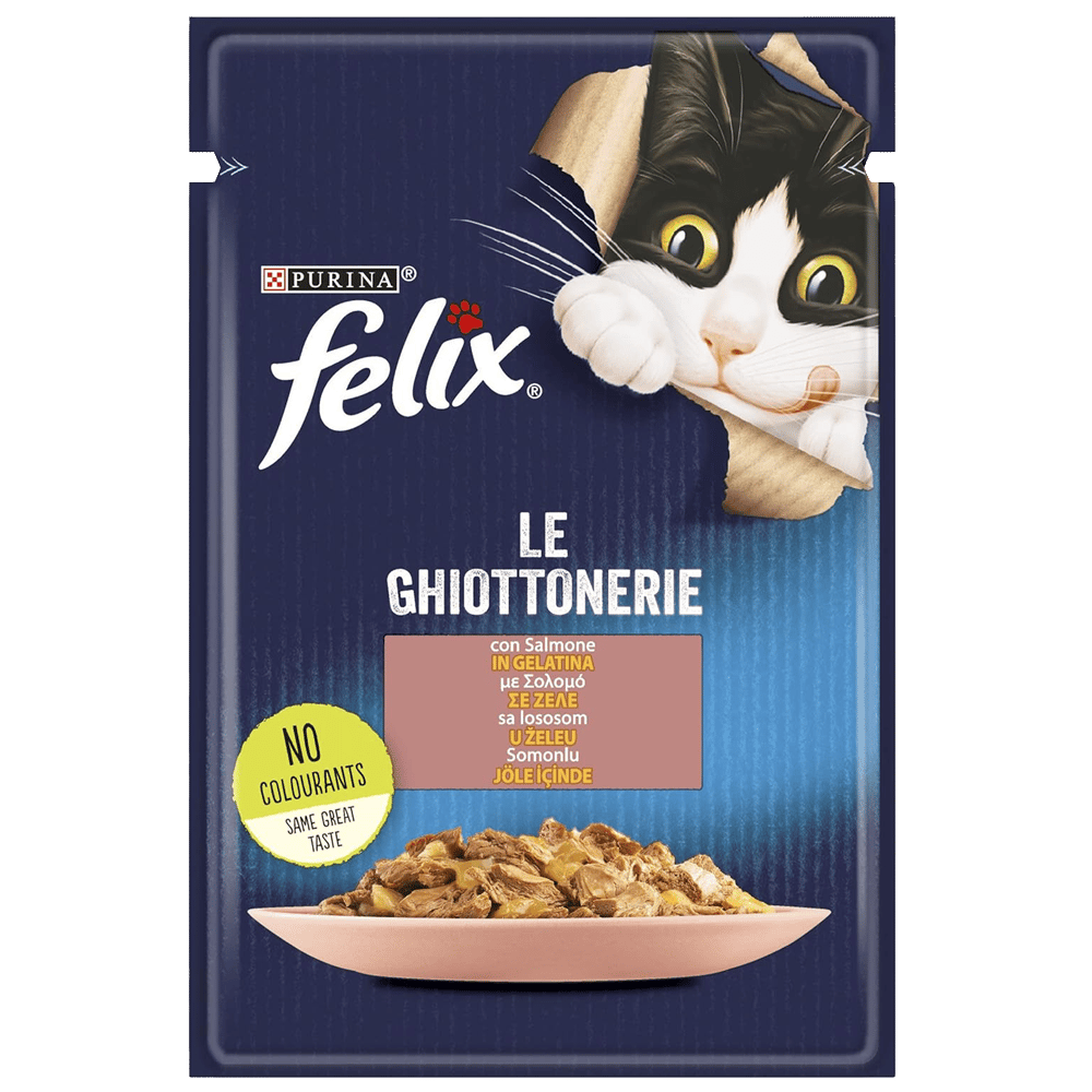 Felix Somonlu Yetişkin Kedi Yaş Maması 85gr