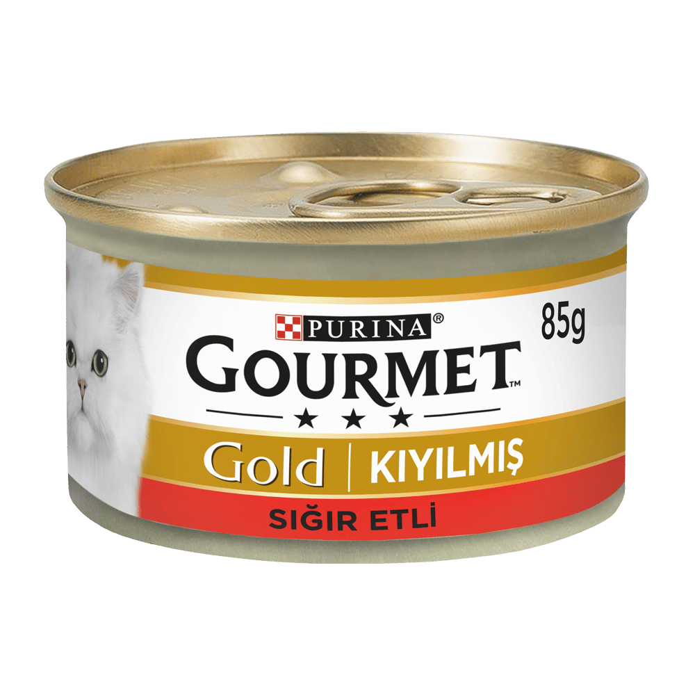 Gourmet Gold Kıyılmış Sığır Etli Kedi Konservesi 85gr