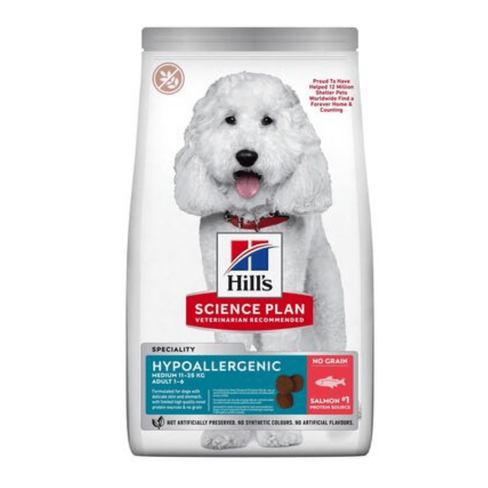 Hill's Hipoalerjenik Somonlu 2.5 kg Orta Irk Yetişkin Köpek Maması