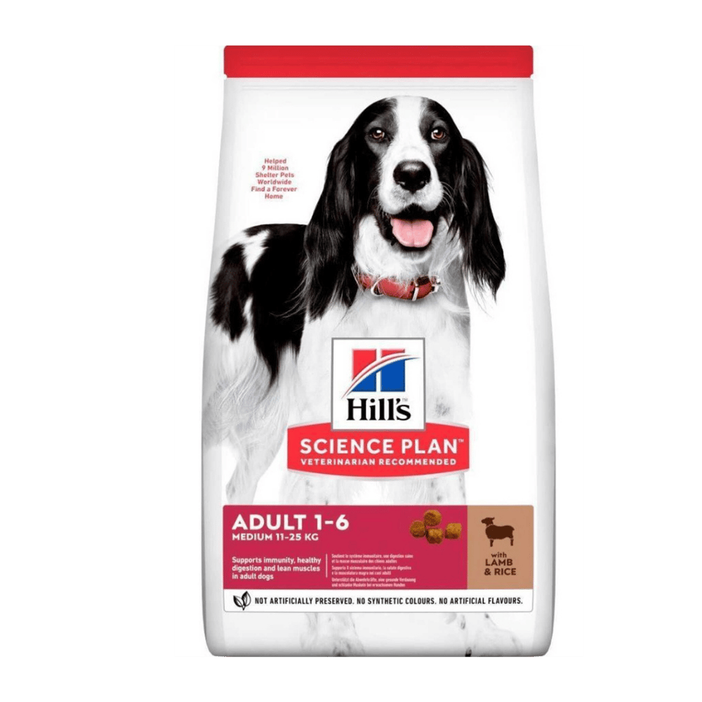 Hill's Science Plan Kuzulu Orta Irk Yetişkin Köpek Maması 12kg+2kg Hediye