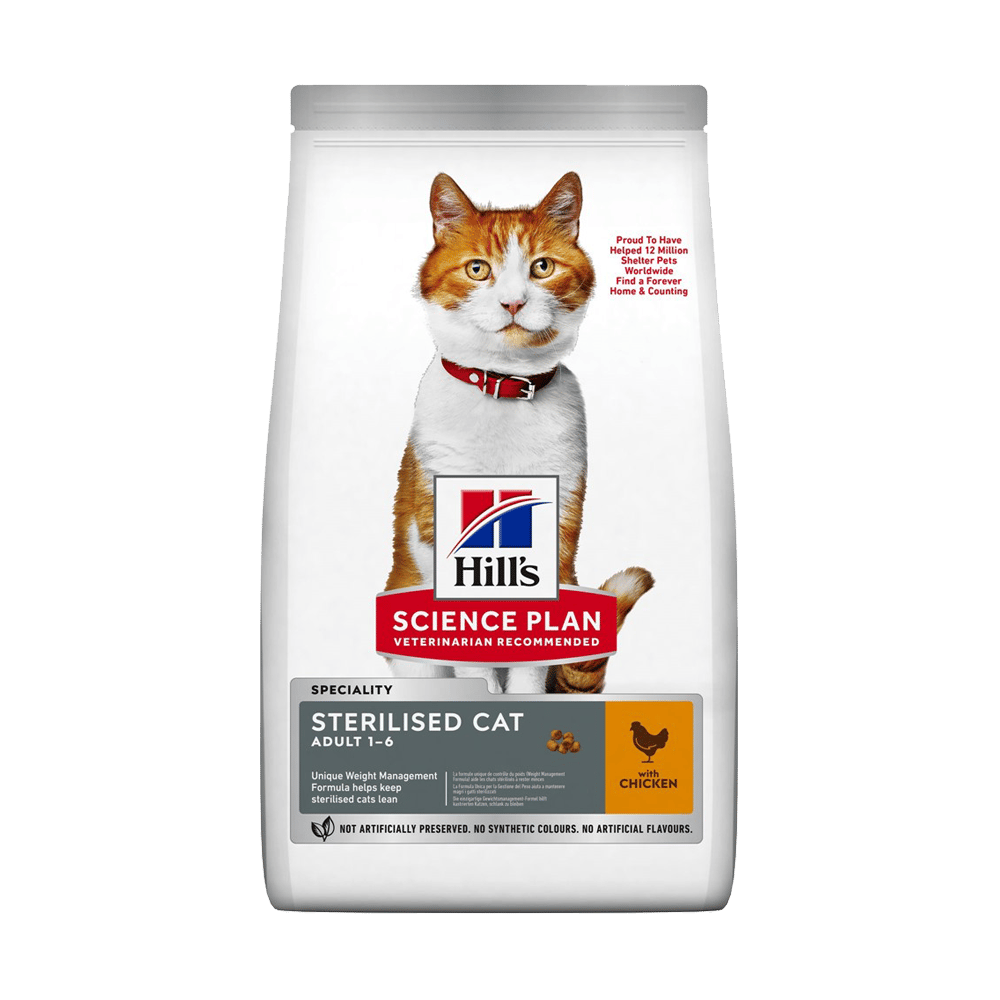 Hill's Science Plan Tavuklu Kısırlaştırılmış Kedi Maması 8kg+2kg HEDİYE!