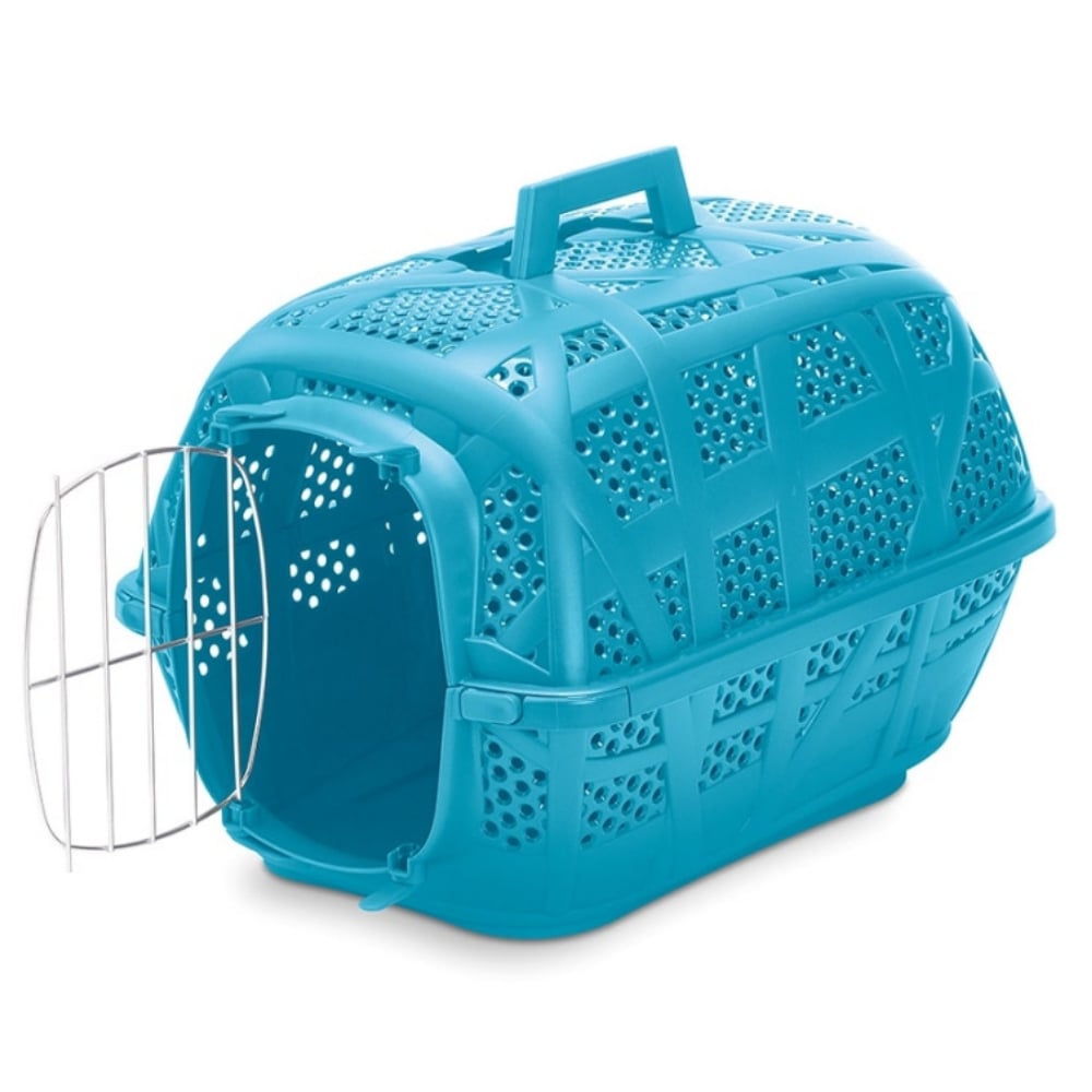 Imac Carry Sport Metal Kapılı Evcil Hayvan Taşıma Çantası Mavi 48,5x34x32cm