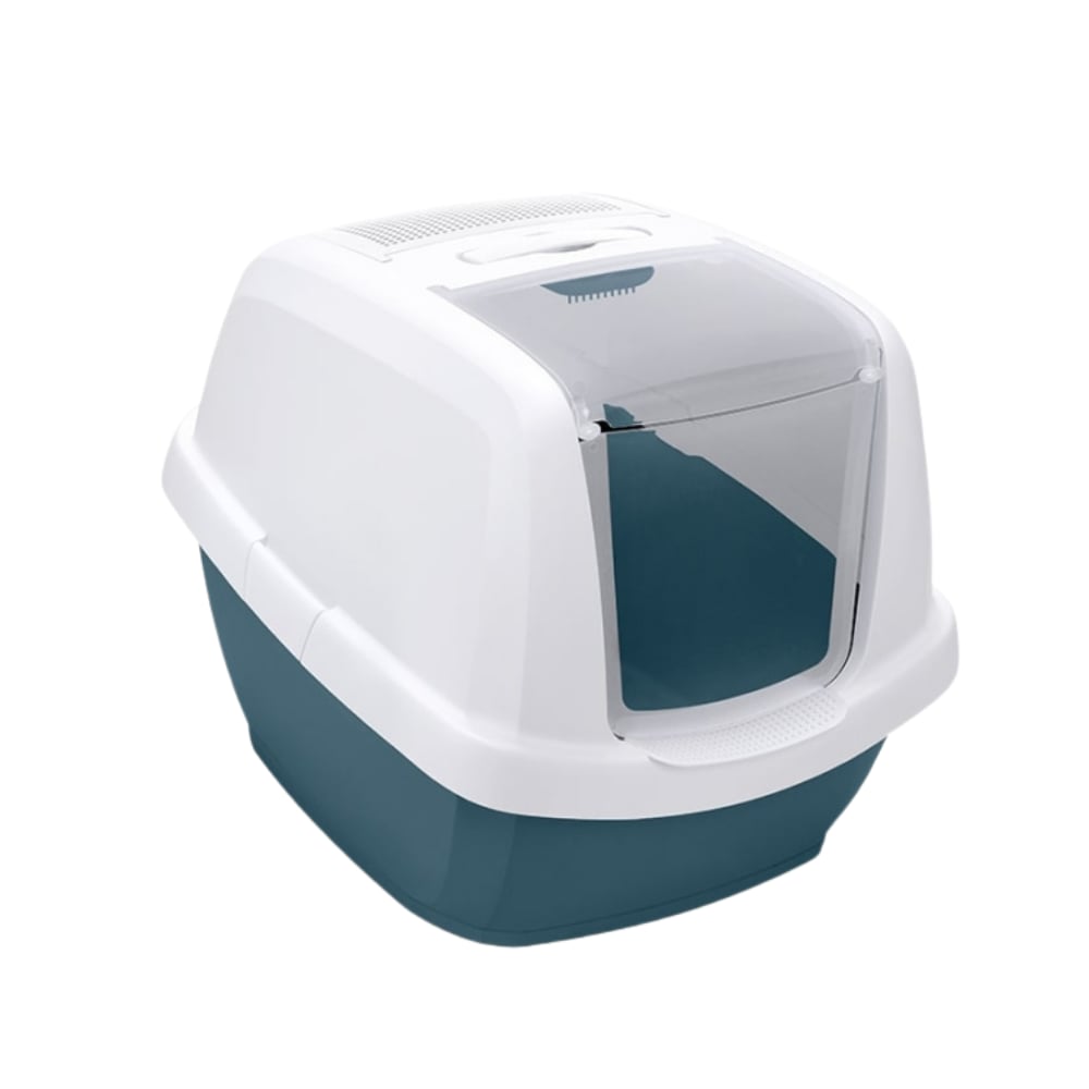 Imac Maddy Junıor Kapalı Kedi Tuvaleti Petrol Mavi 57x43x41cm