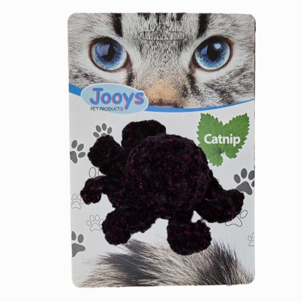 Jooys Catnip'li Kadife Örümcek Mor