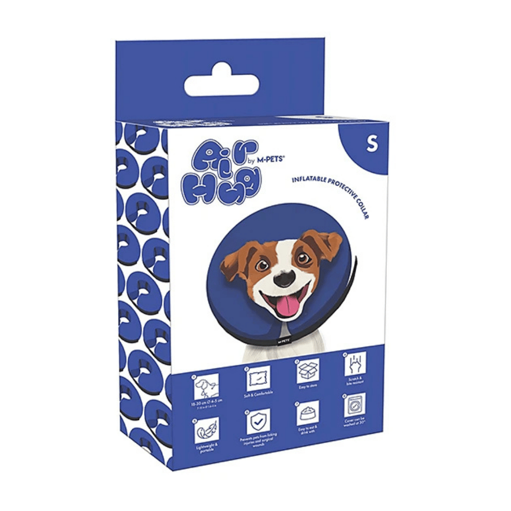 M-Pets Air Hug Şişirilebilir Köpek Koruyucu Yaka Tasma 18-30cm S
