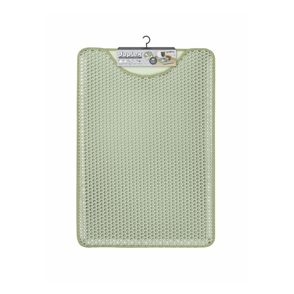 M-Pets Duplex Elekli Kedi Kumu Paspası 45x65cm (Yeşil)