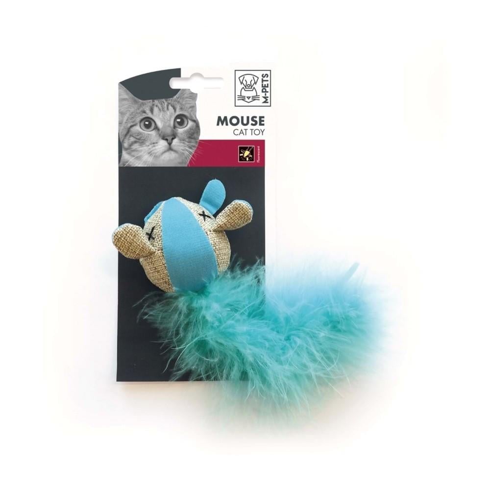 M-Pets Fare Kedi Oyuncağı 17x7x4 cm Karışık Renkli