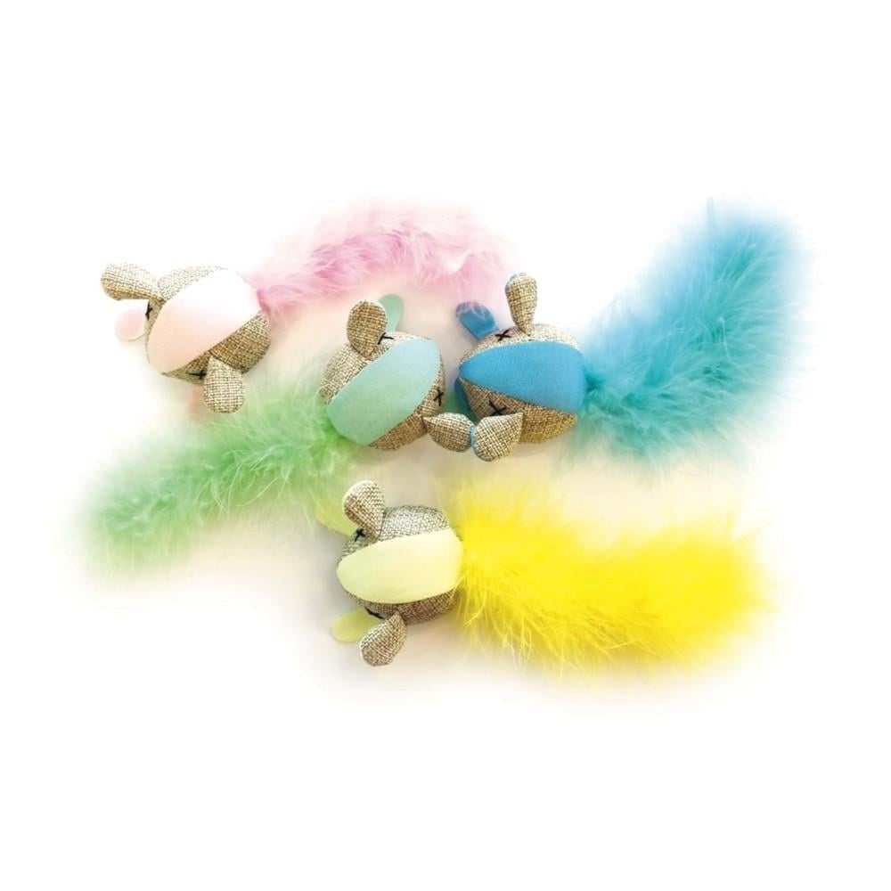 M-Pets Fare Kedi Oyuncağı 17x7x4 cm Karışık Renkli