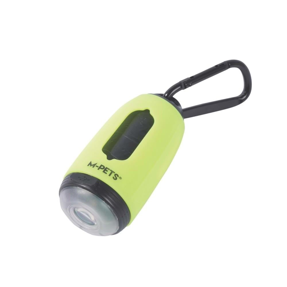 M-Pets Flash Ledli Dışkı Poşeti Kutusu Yeşil