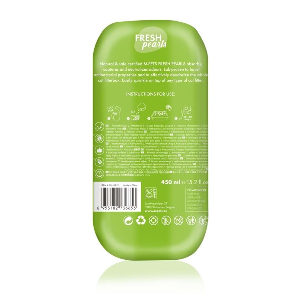 M-Pets Fresh Pearls Çim Kokulu Kedi Kumu Deodorantı 450 ml
