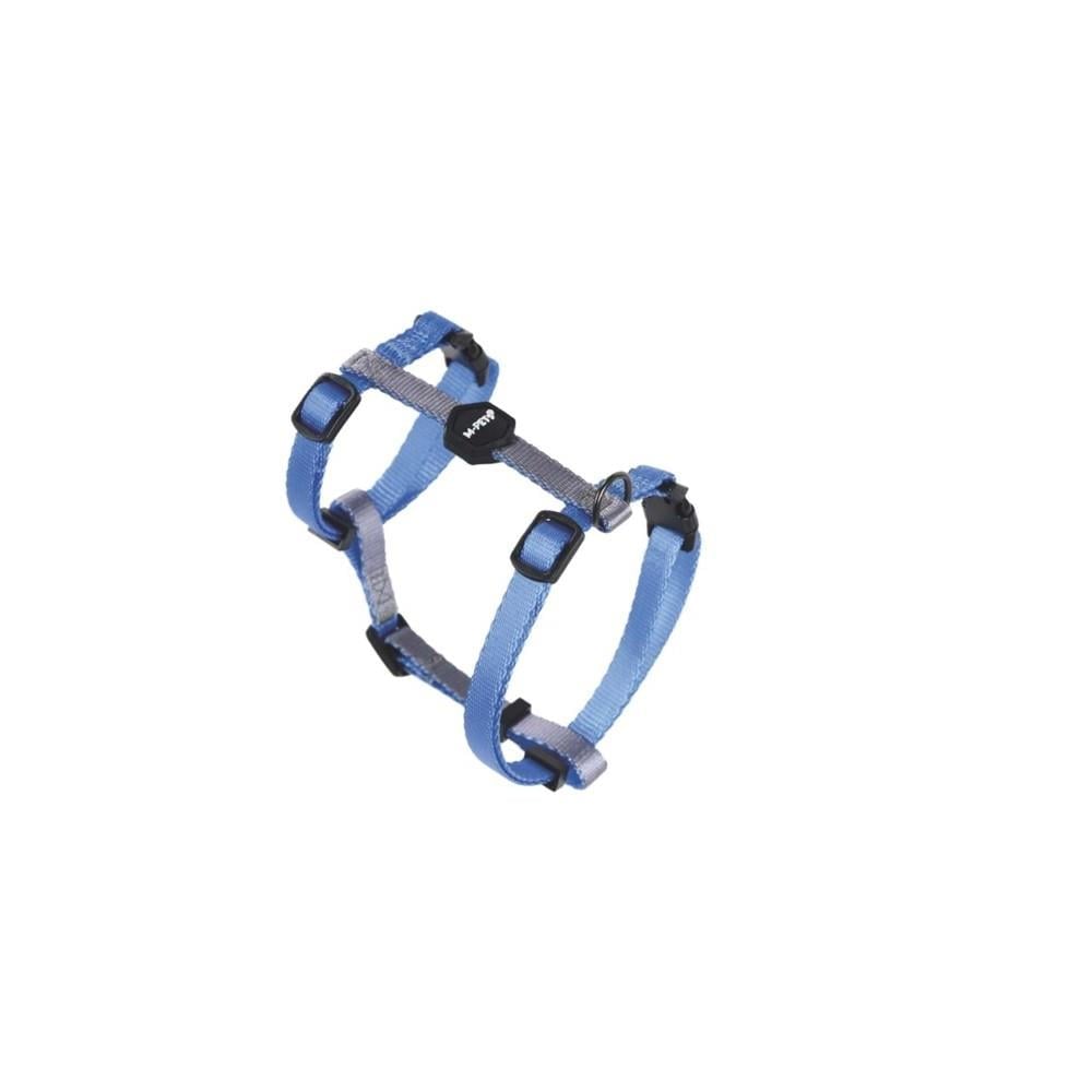 M-Pets Gentle Kedi Göğüs Tasması Seti 120 cm Mavi