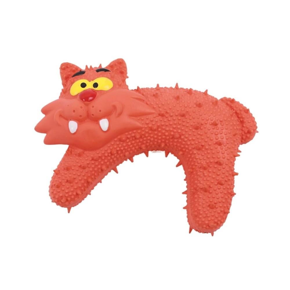 M-Pets Halloween Vampir Kedi Kauçuk Köpek Oyuncağı 14x5x10 cm Turuncu