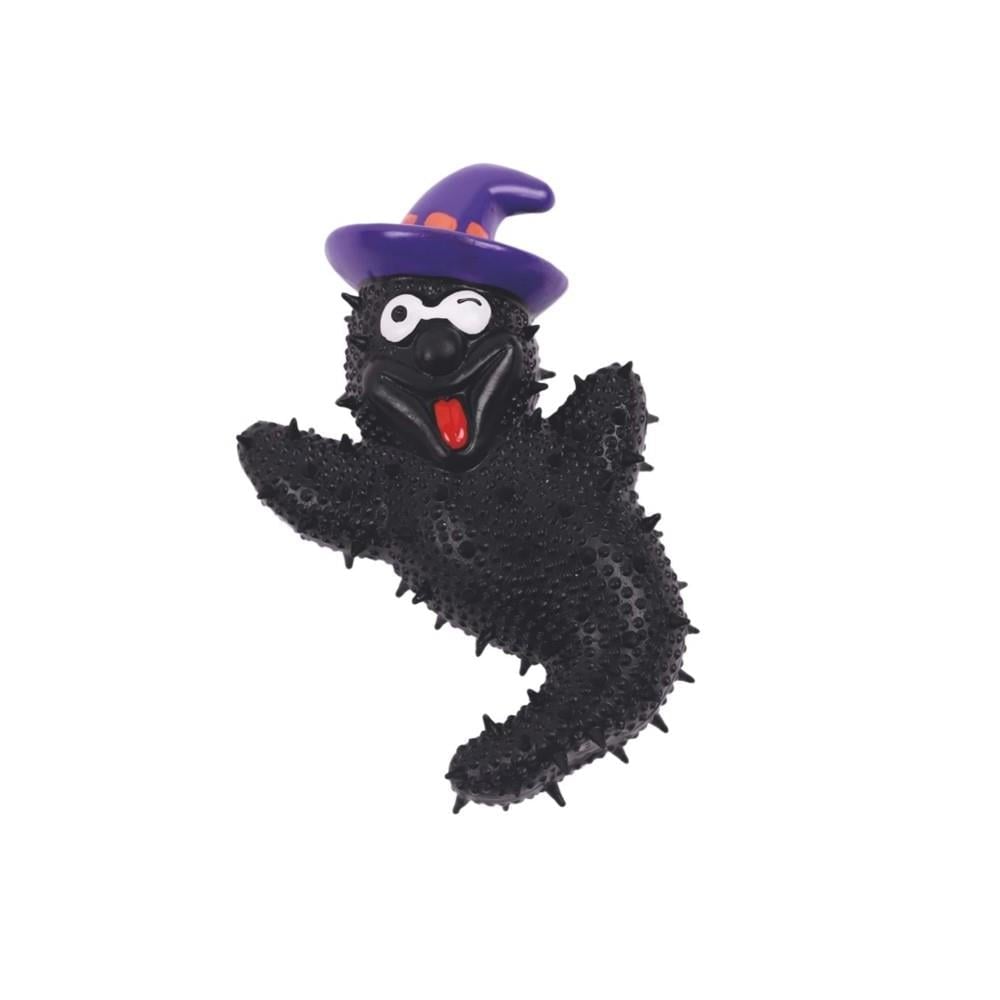 M-Pets Halloween Wizard Kauçuk Köpek Oyuncağı 10x4x15 cm Siyah
