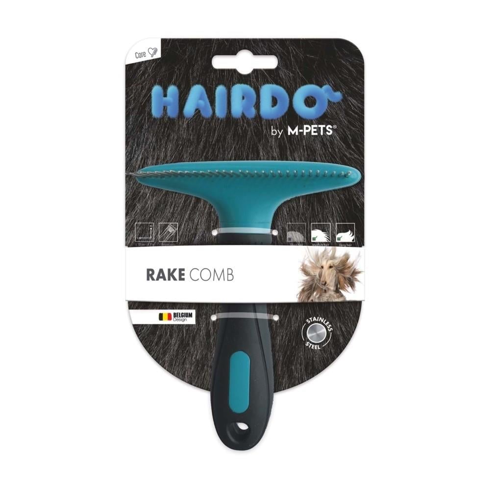 M-Pets Köpekler İçin Tırmık Tarağı 12x15 cm Mavi-Siyah