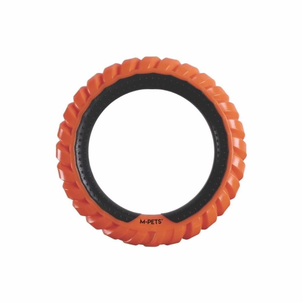 M-Pets Single Ring King Köpek Oyuncağı Turuncu