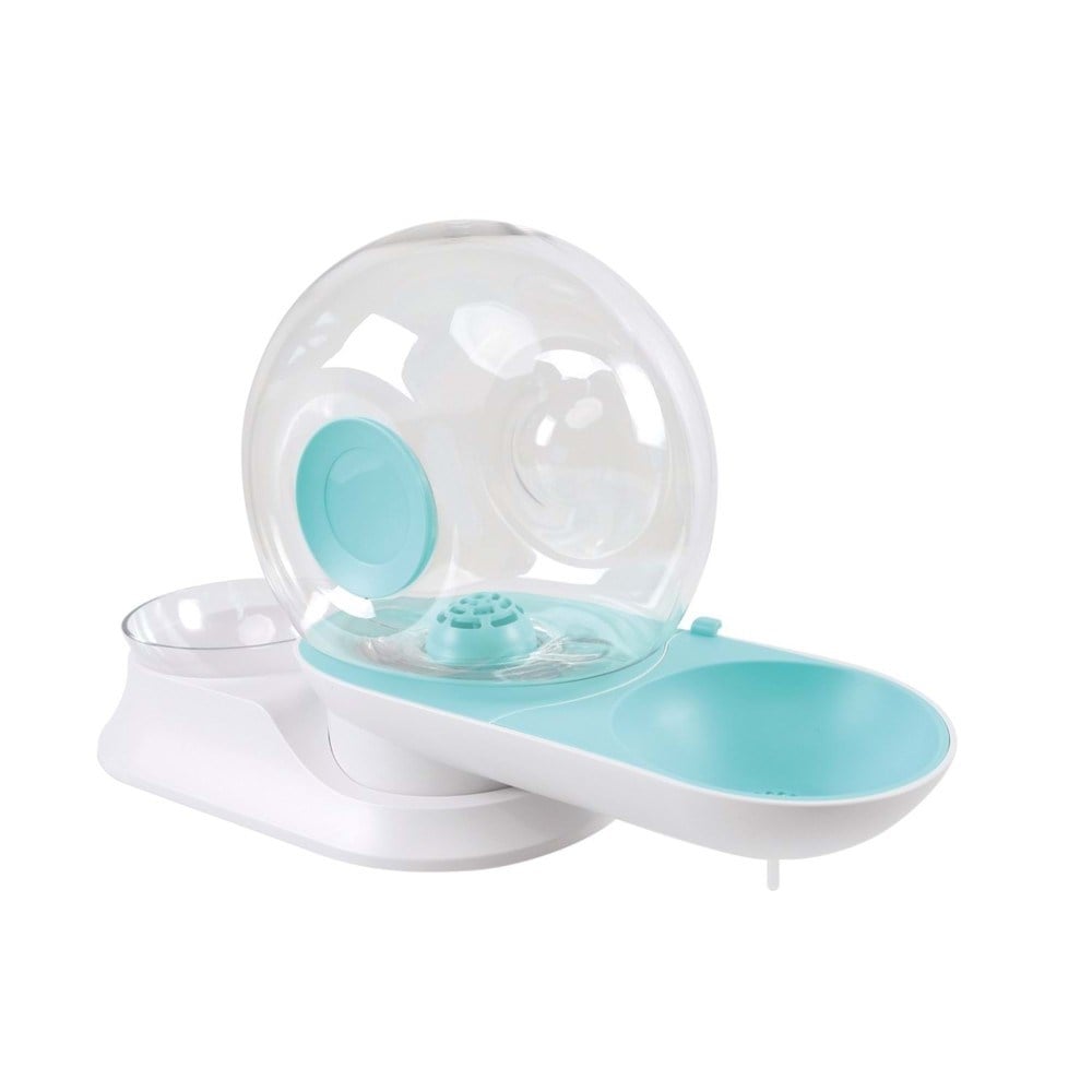 M-Pets Snail Hazneli Su ve Mama Kabı 2800 ml Mavi
