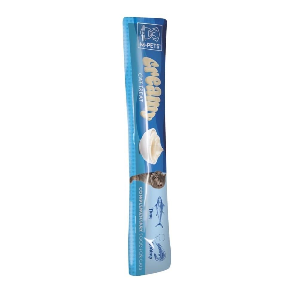 M-Pets Ton Balıklı ve Karidesli Krema Kedi Ödül Maması 15 gr 4'lü