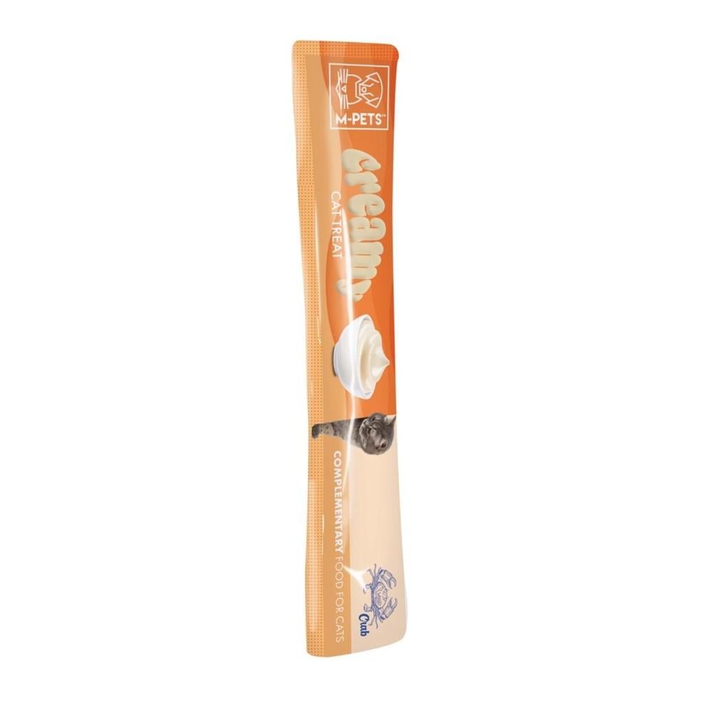 M-Pets Yengeçli Krema Kedi Ödül Maması 15 gr 4'lü