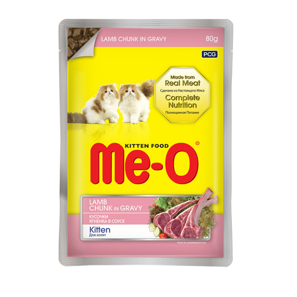 Me-O Puch Kitten Kuzu Etli Yavru Kedi Konservesi 80 gr