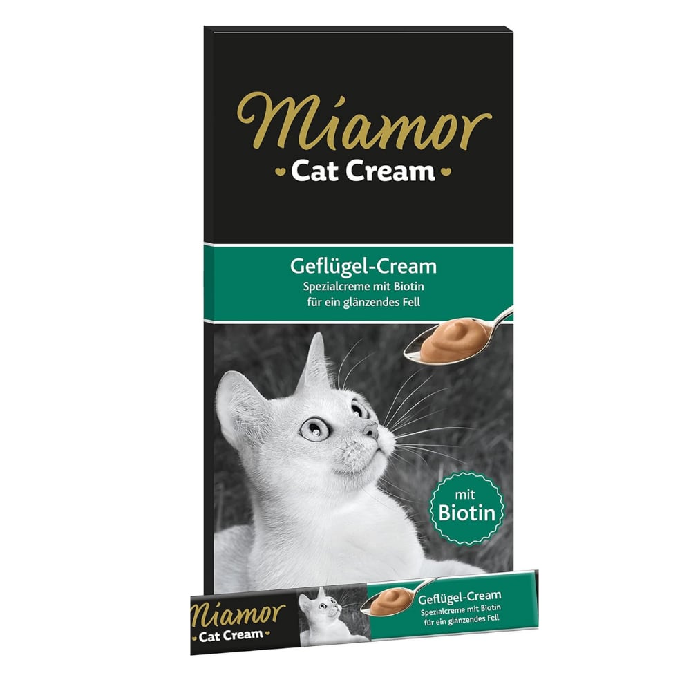 Miamor Cream Tavuklu Biyotinli Kedi Ödülü 6x15gr