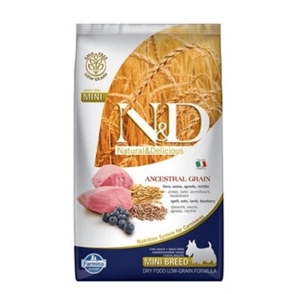 N&D Düşük Tahıl Kuzu Yaban Mersini Küçük Irk Yavru Köpek Maması 2,5 Kg