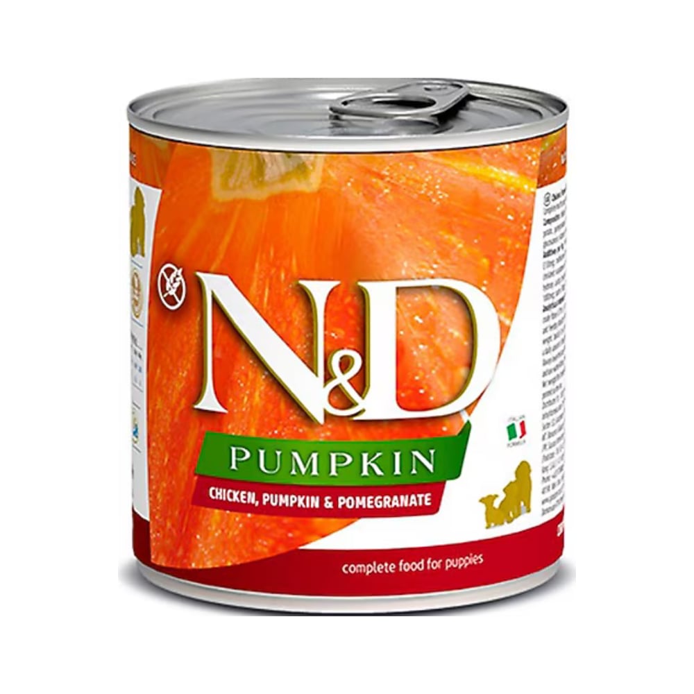 N&D Pumpkin Tavuk Etli Balkabaklı ve Narlı 285 gr Yavru Konserve Köpek Maması