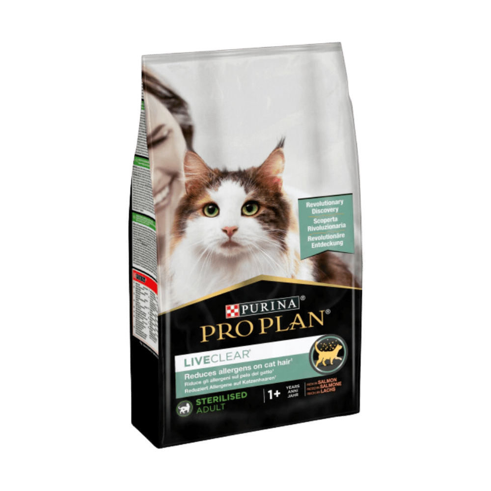 Pro Plan LiveClear Somonlu Alerjen Azaltan Kısırlaştırılmış Kedi Maması 1,4kg