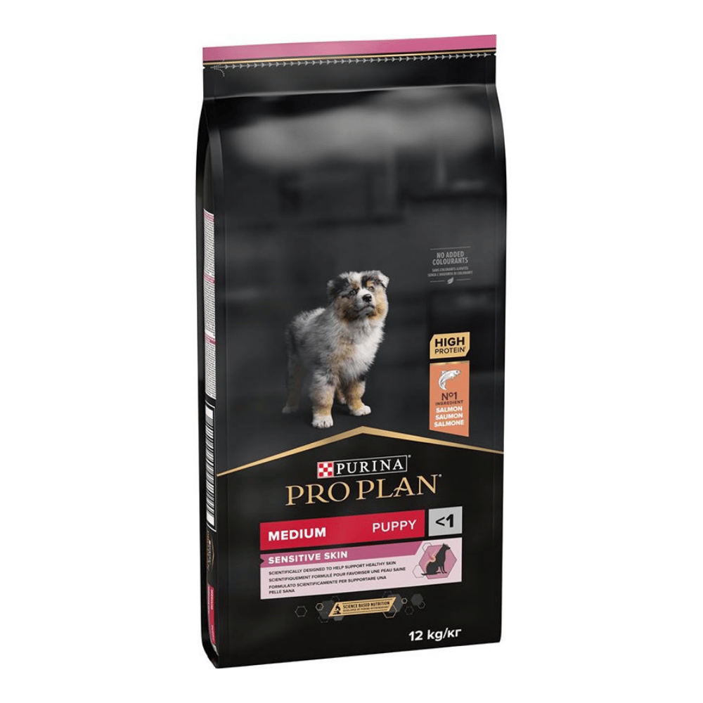 Pro Plan Puppy Medium Sensitive Skin Somonlu Orta Irk Yavru Köpek Maması 12kg