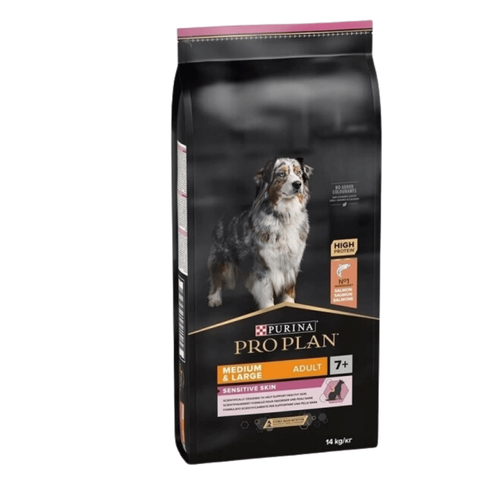 Pro Plan Senior Sensitive Skin 7+ Somonlu ve Pirinçli Orta ve Büyük Irk Yaşlı Köpek Maması 14kg