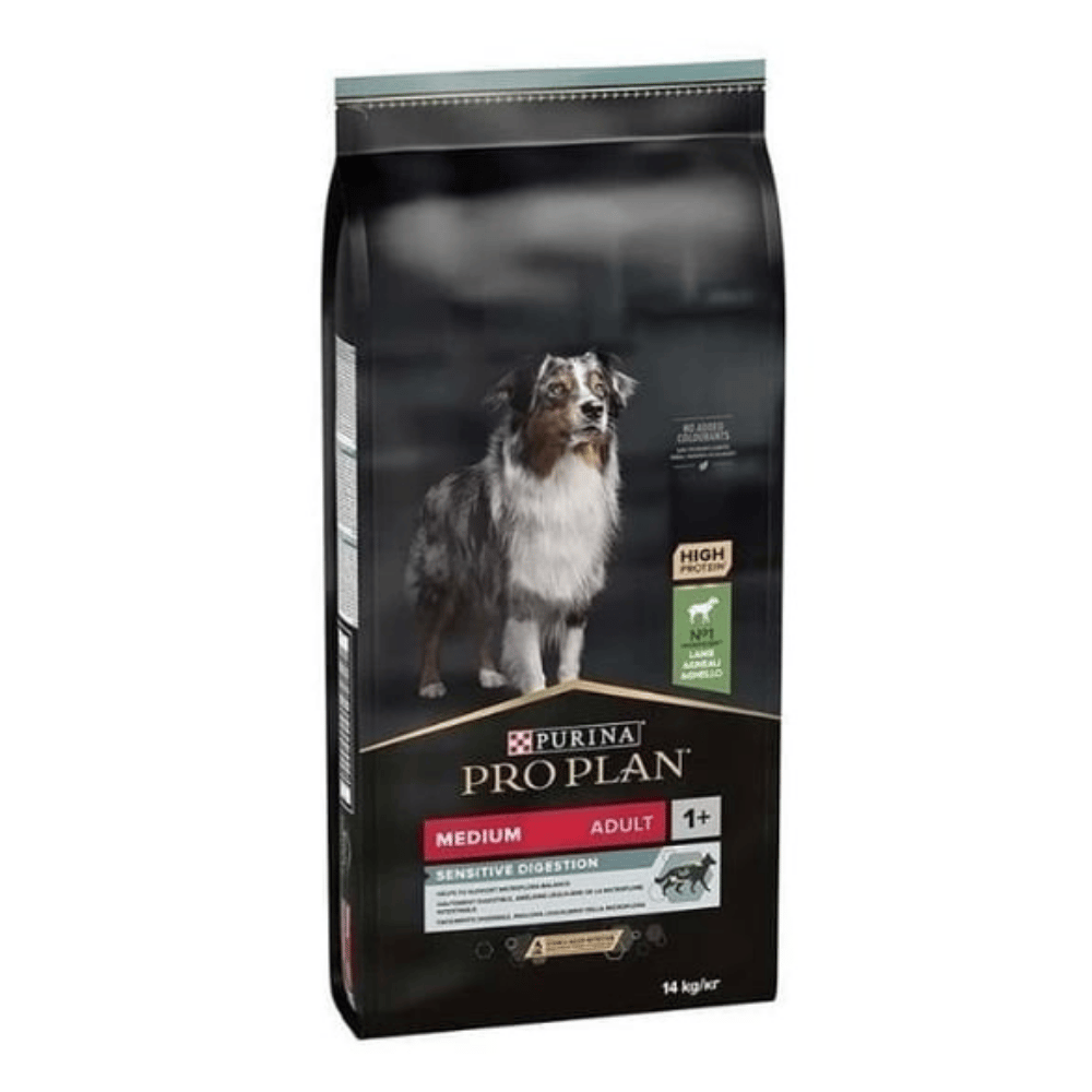 Pro Plan Sensitive Digestion Kuzulu ve Pirinçli Orta Irk Yetişkin Köpek Maması 14kg