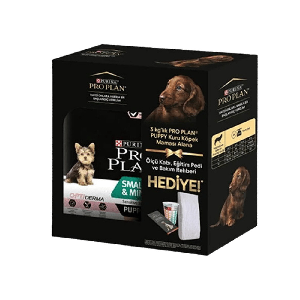 Pro Plan Small&Mini Somonlu Küçük Irk Yavru Köpek Maması 3kg Eğitim Pedi Hediye!