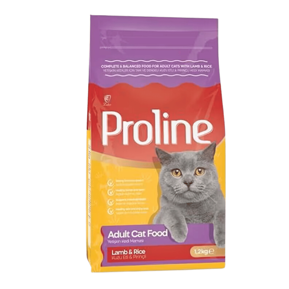 Proline Kuzu Etli ve Pirinçli Yetişkin Kedi Maması 1,2kg
