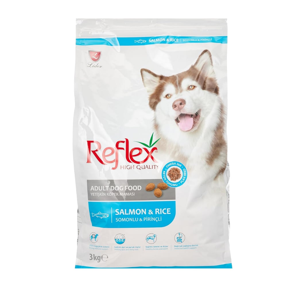 Reflex Balıklı ve Pirinçli Yetişkin Köpek Maması 3kg