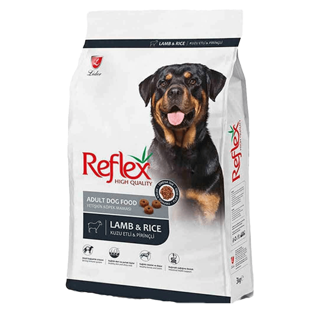 Reflex Kuzulu Pirinçli Yetişkin Köpek Maması 15 Kg