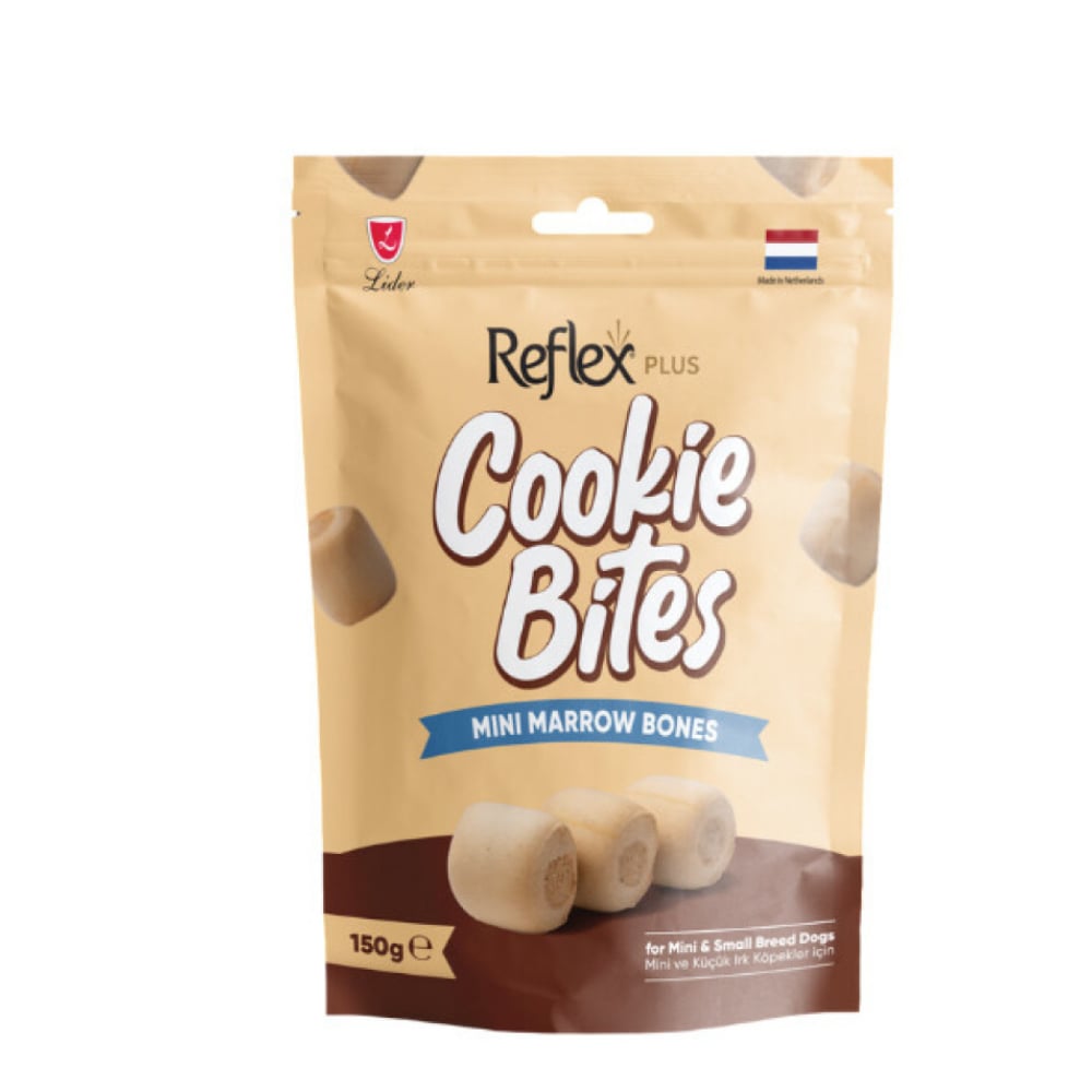 Reflex Plus Cookie Bites Mini Marrow Bones Küçük Irk Köpek Ödül Maması 150 g